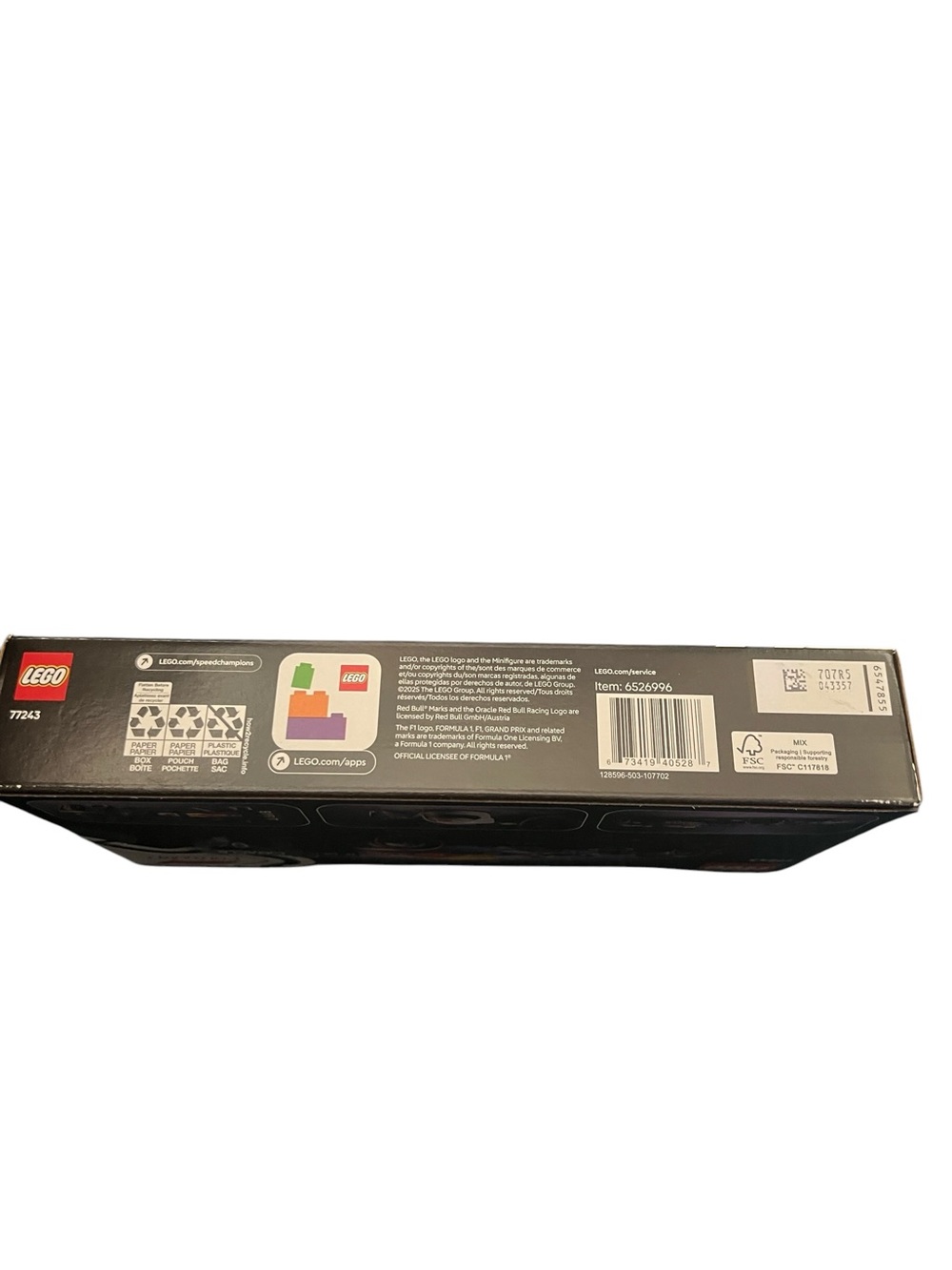 LEGO Speed Champions Oracle Red Bull Racing RB20 F1 Race Car 77243 NEW Sealed - Picture 5 of 5